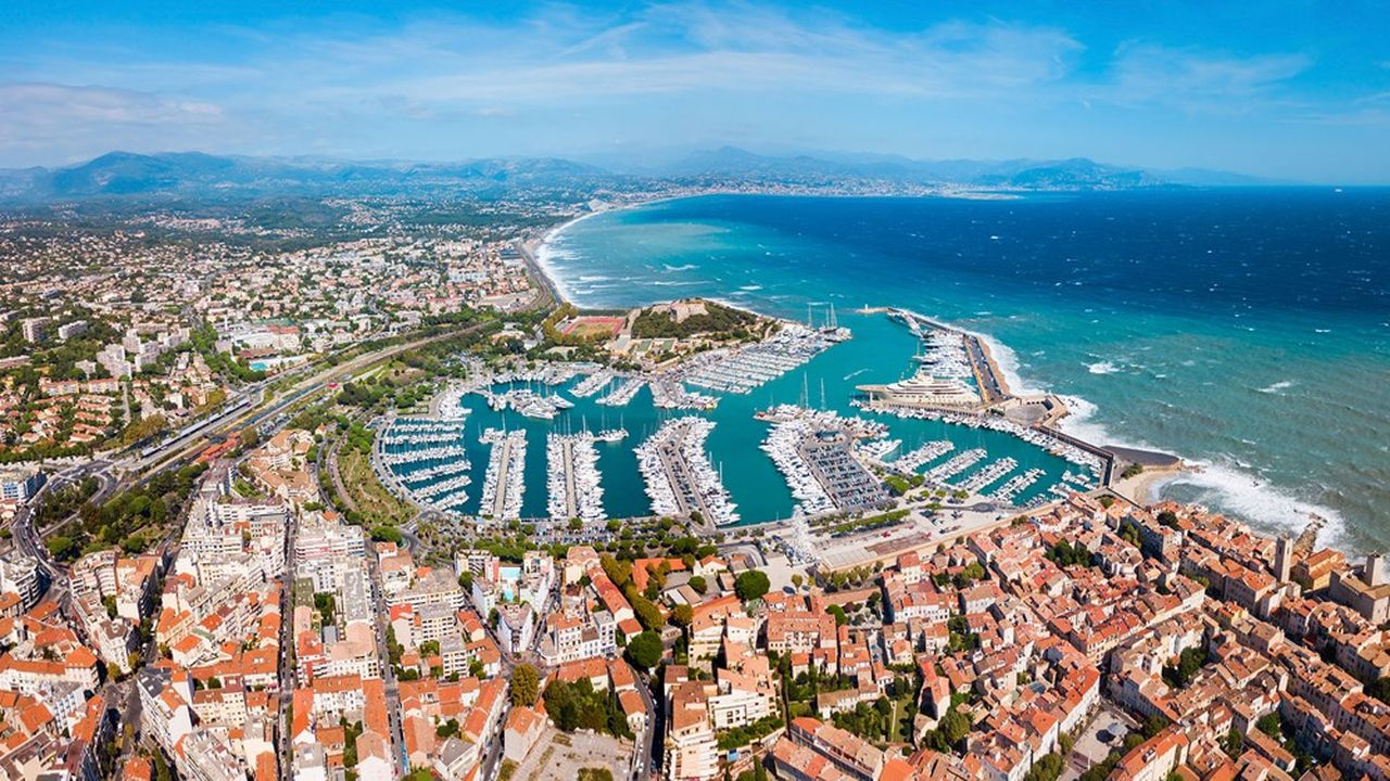 Mediterranean coastline near Nice
