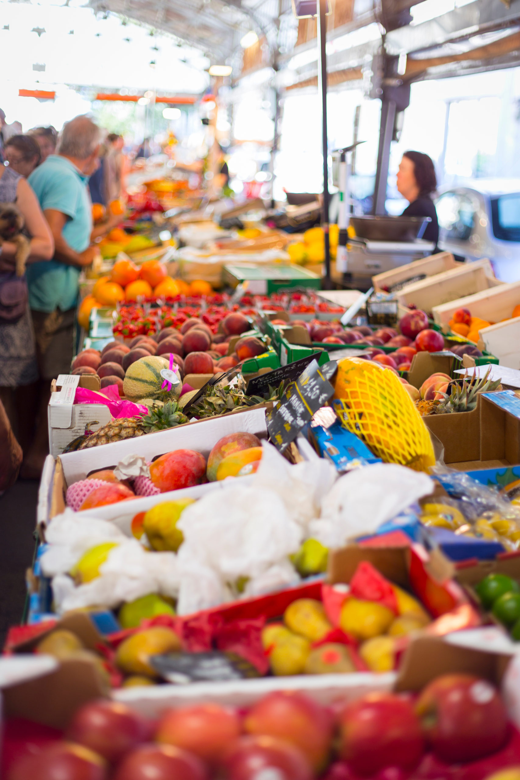 Provencal market lifestyle in Old Antibes