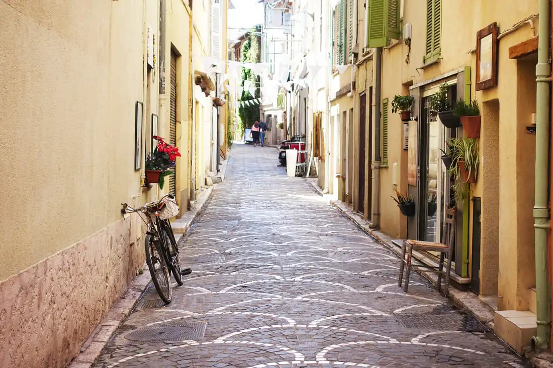 Old Antibes Mediterranean architecture