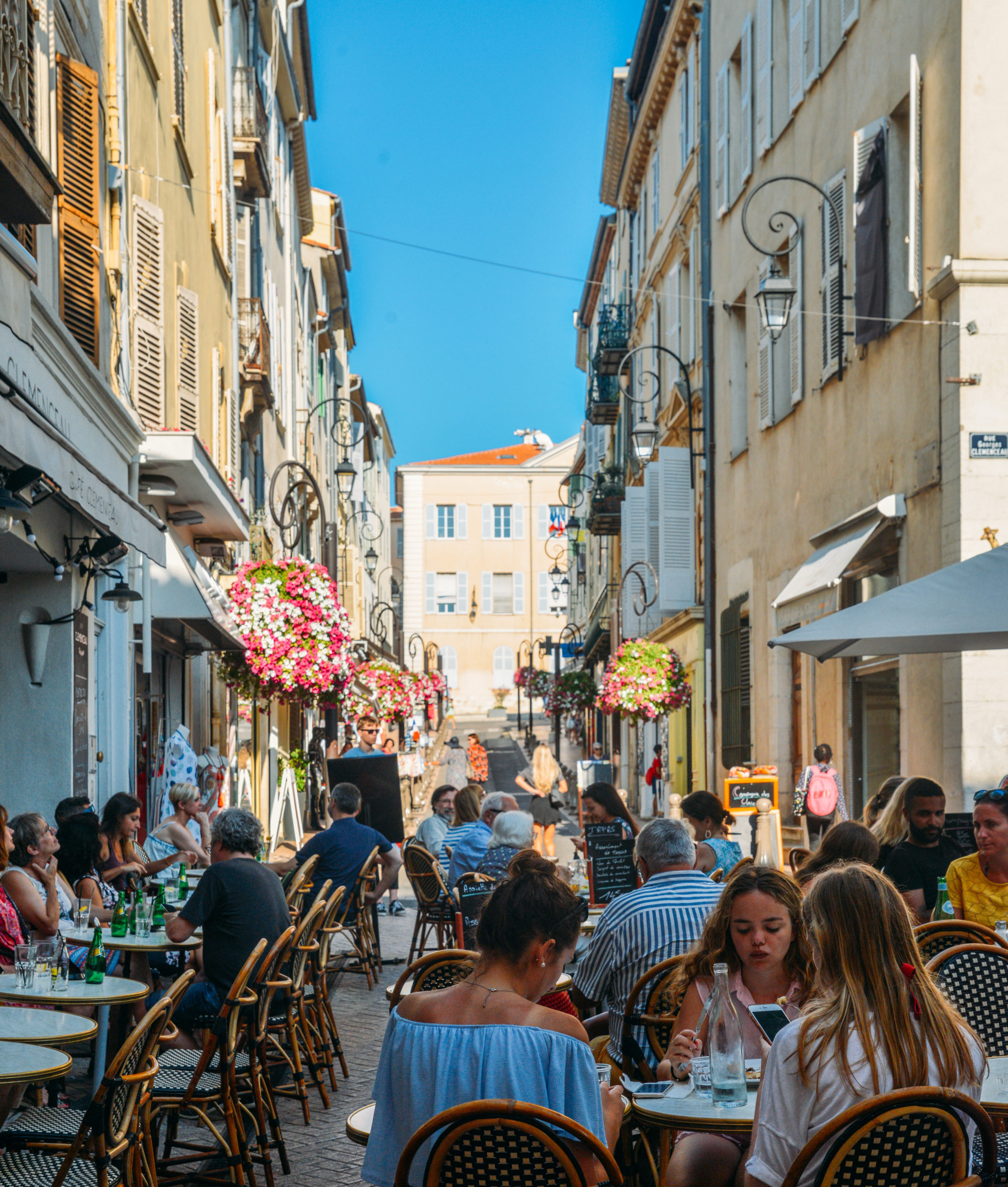 Old Antibes historic streets on the French Riviera