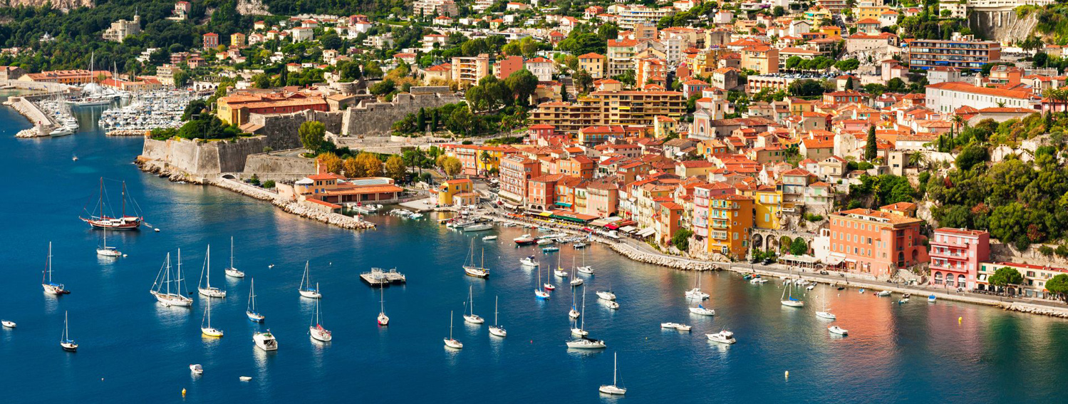 Mediterranean Riviera atmosphere near Èze