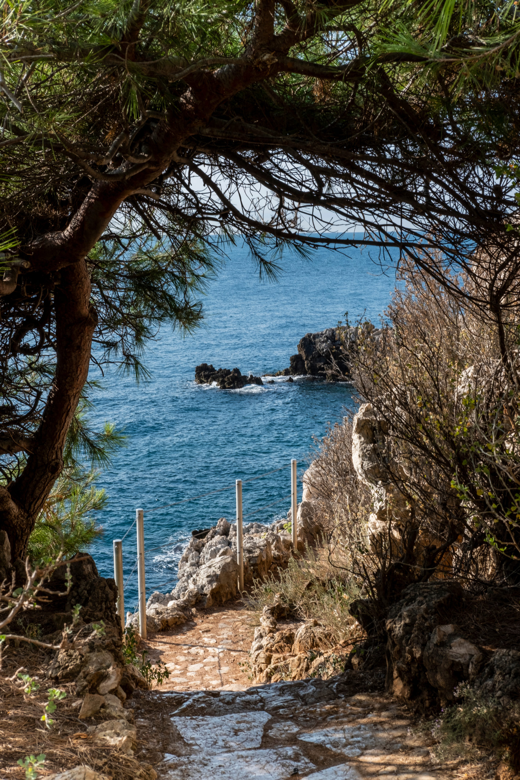 Cap d’Antibes coastal path and hidden coves on the French Riviera